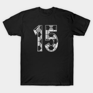 Soccer Number 15 Soccer Jersey #15 Soccer Mom Player Fan T-Shirt